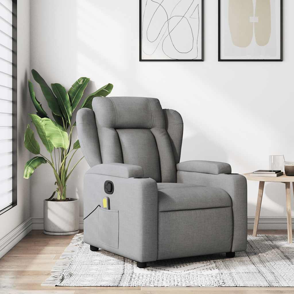 Massagefåtölj Tyg