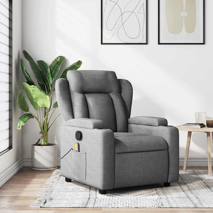 Massagefåtölj Tyg