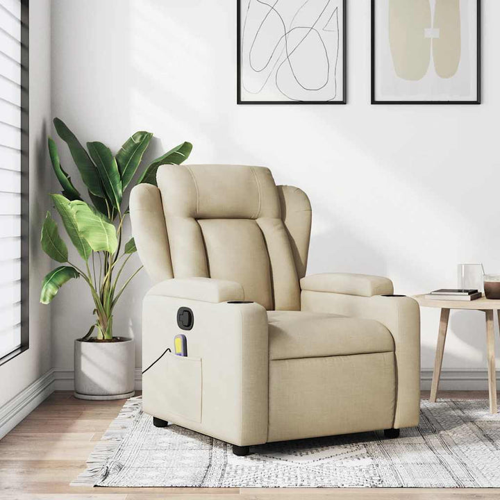 Massagefåtölj Tyg