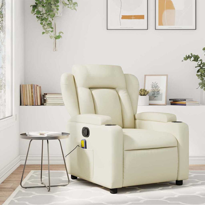 Massagefåtölj Konstläder
