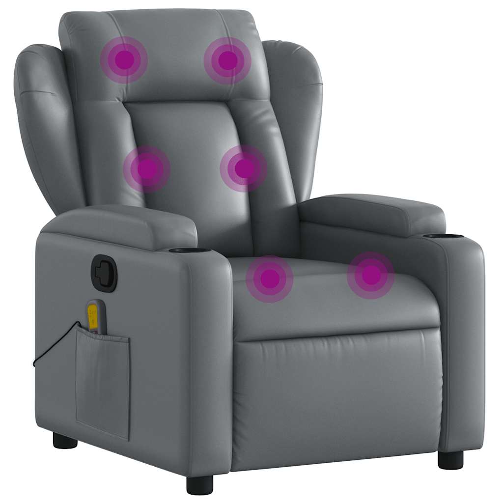 Massagefåtölj Konstläder