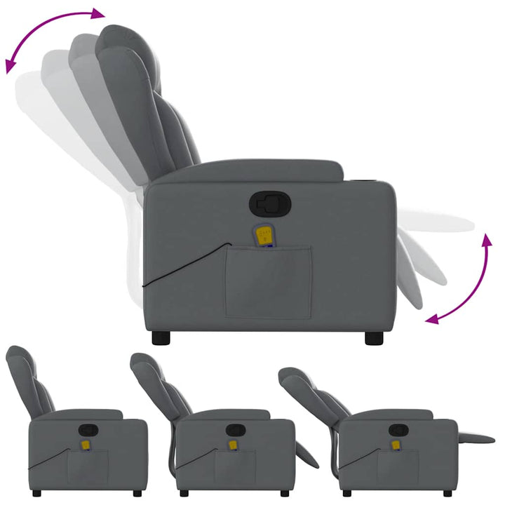 Massagefåtölj Konstläder