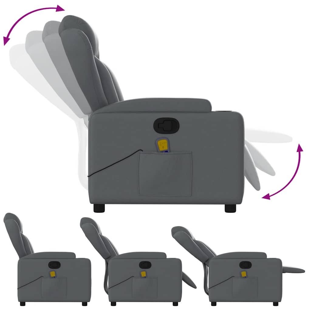 Massagefåtölj Konstläder