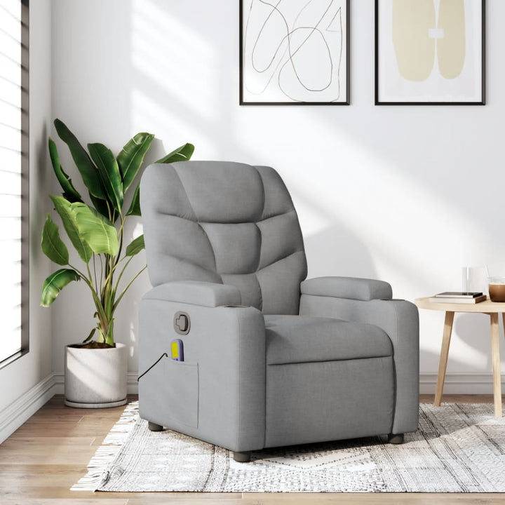 Massagefåtölj Färgad Tyg