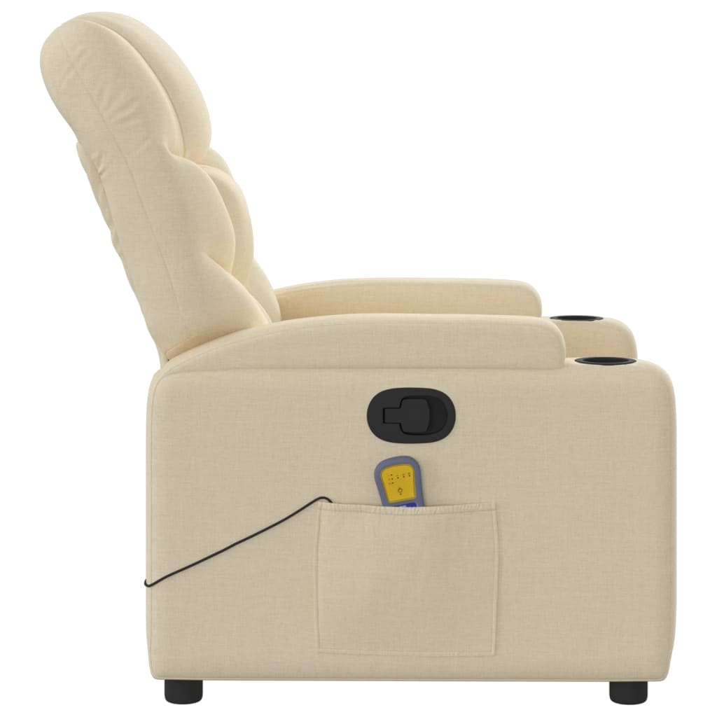 Massagefåtölj Färgad Tyg