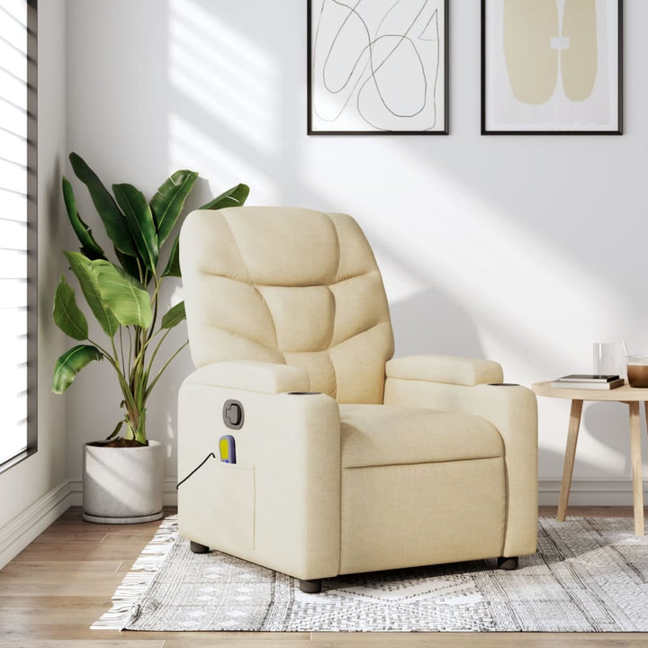 Massagefåtölj Färgad Tyg