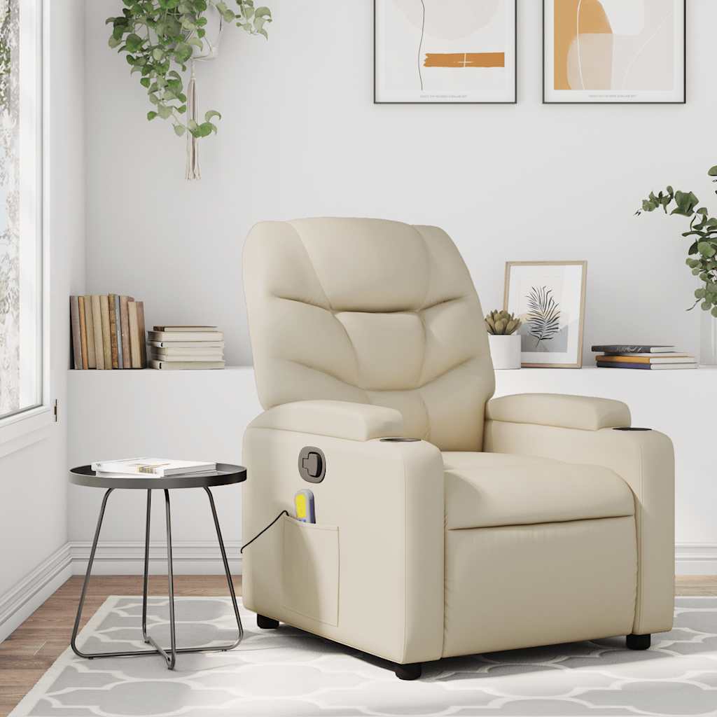 Massagefåtölj Konstläder