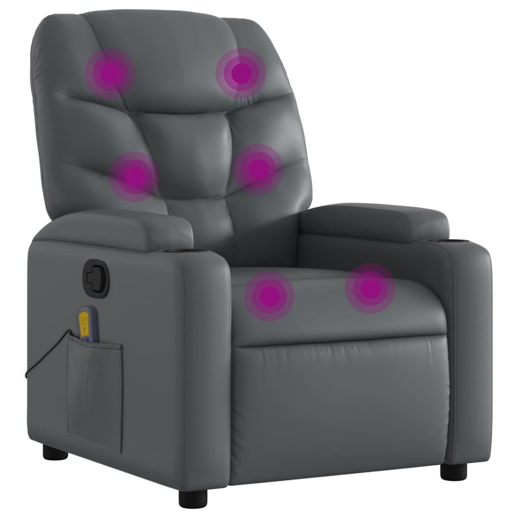 Massagefåtölj Konstläder