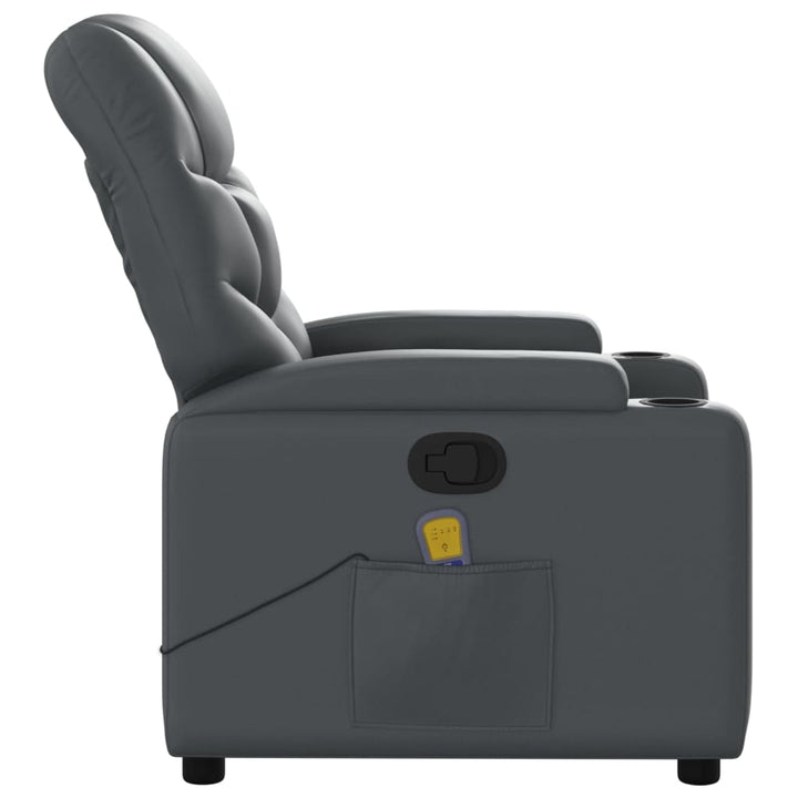 Massagefåtölj Konstläder