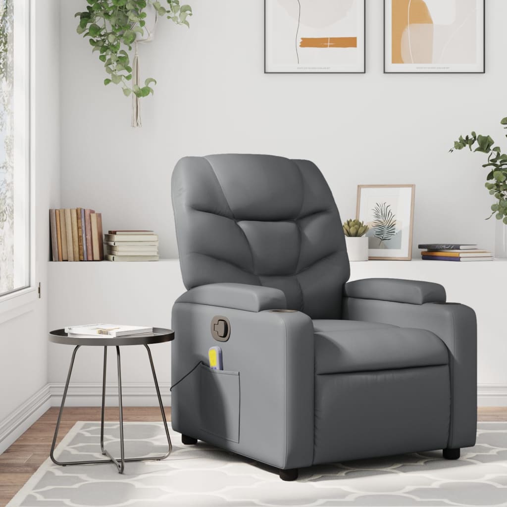 Massagefåtölj Konstläder