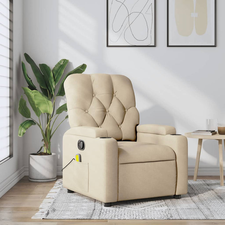 Massagefåtölj Tyg