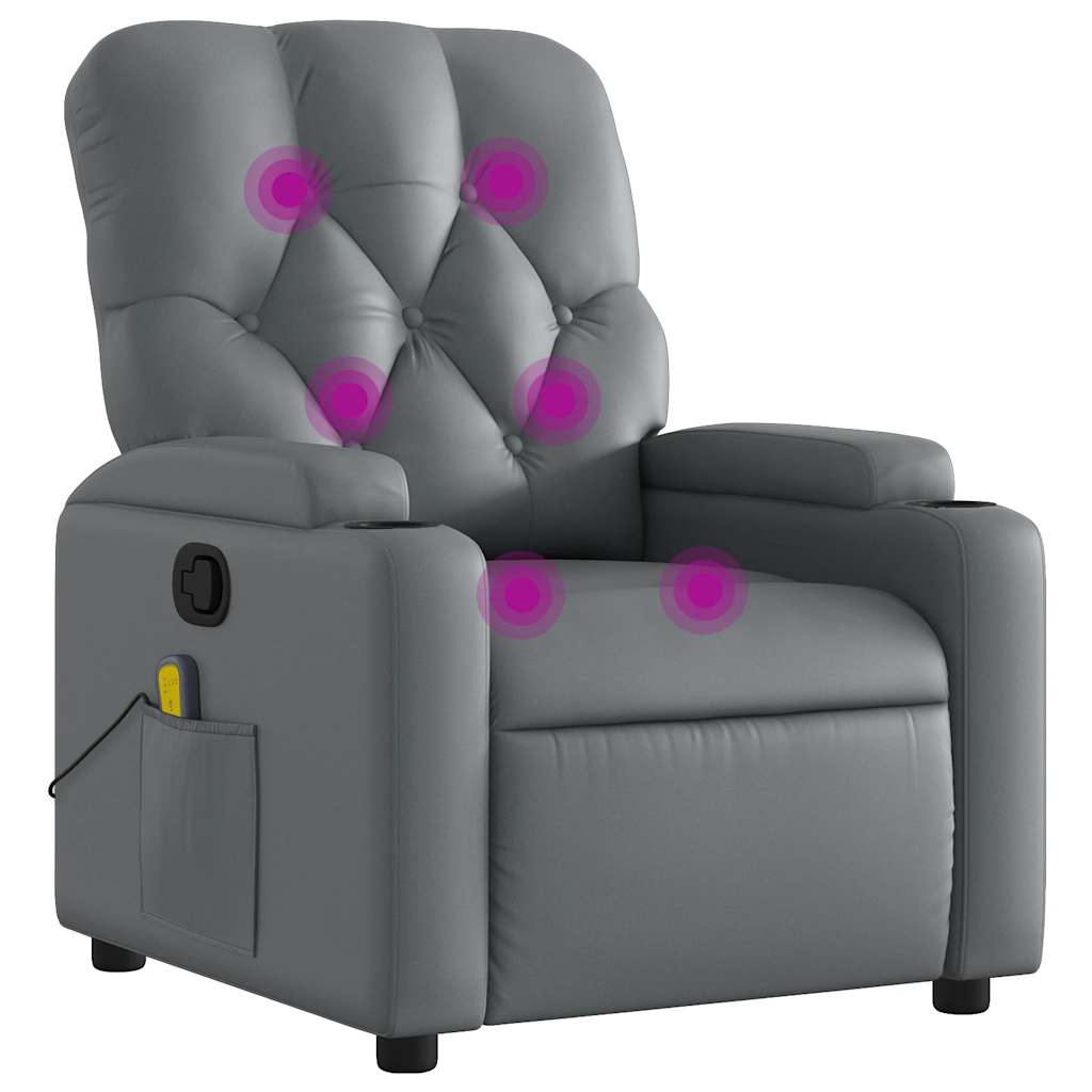 Massagefåtölj Konstläder