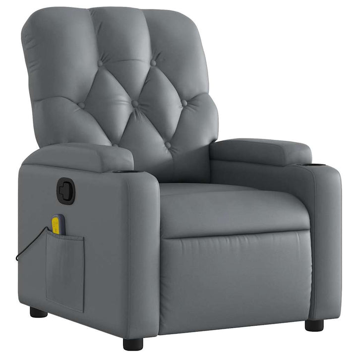 Massagefåtölj Konstläder