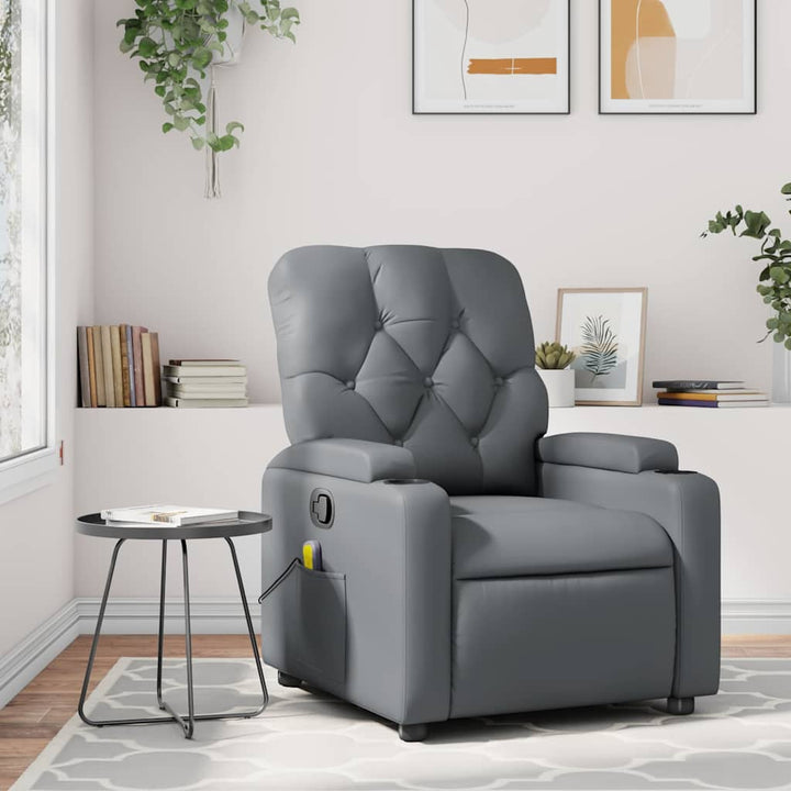 Massagefåtölj Konstläder