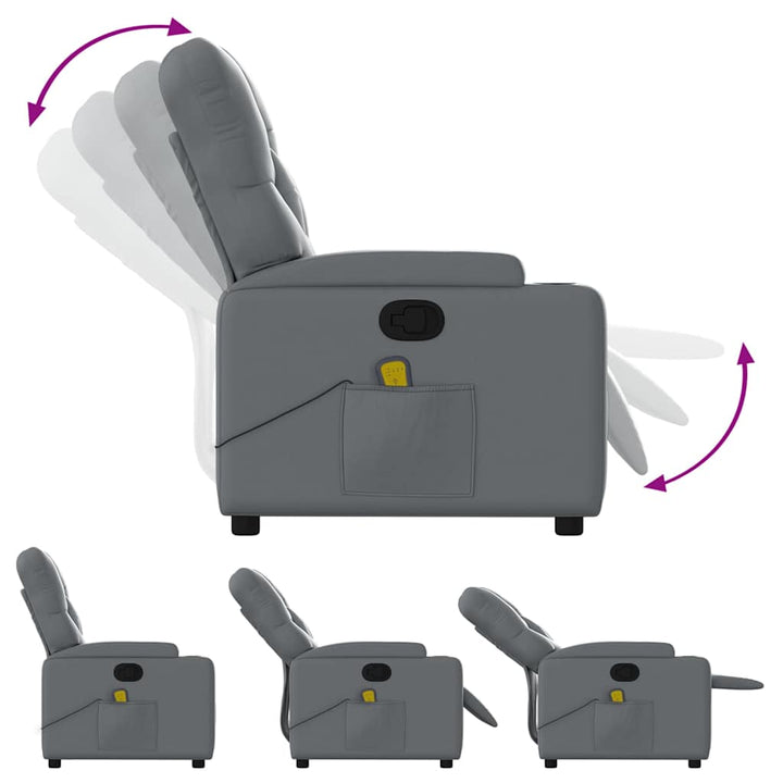 Massagefåtölj Konstläder
