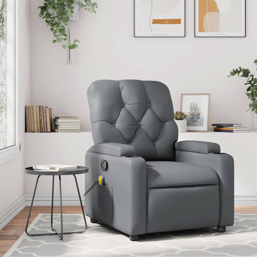 Massagefåtölj Konstläder