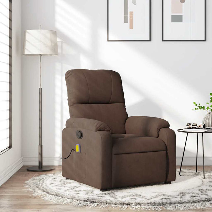 Massagefåtölj Mikrofibertyg