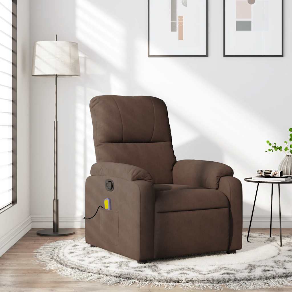 Massagefåtölj Mikrofibertyg