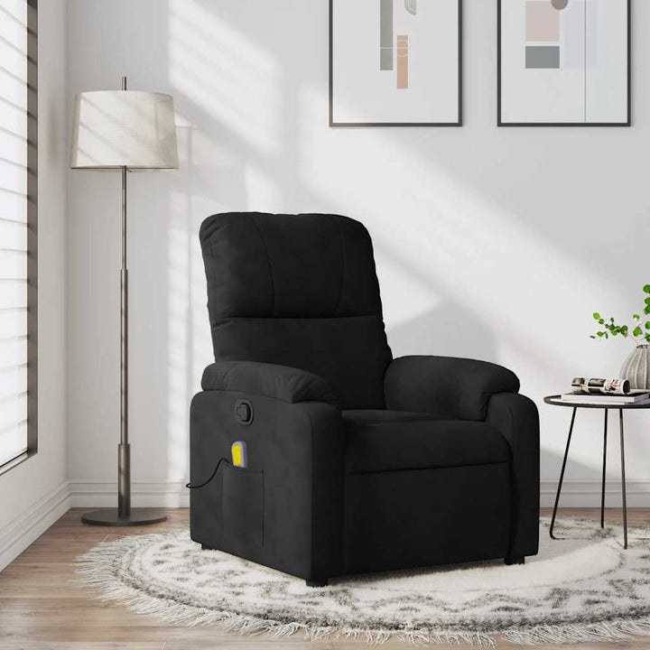 Massagefåtölj Mikrofibertyg