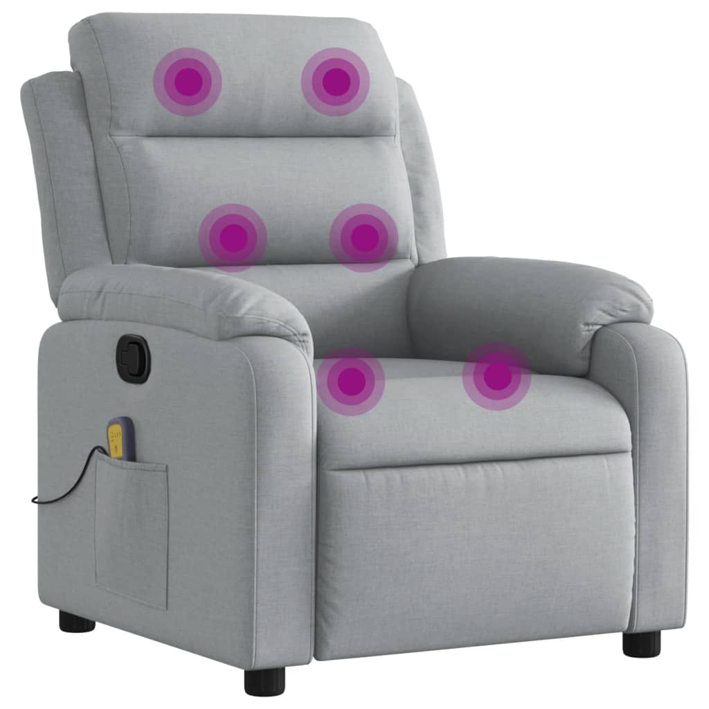 Massagefåtölj Tyg
