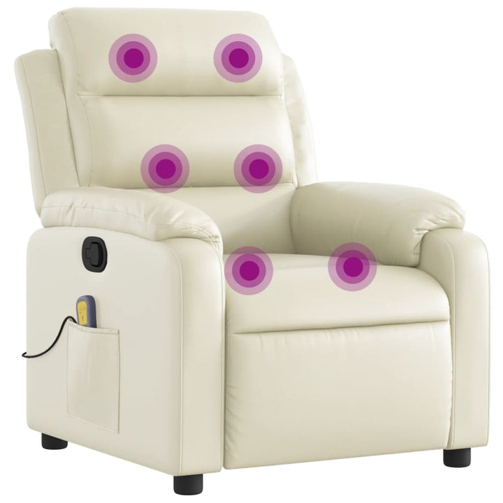 Massagefåtölj Färgad Konstläder