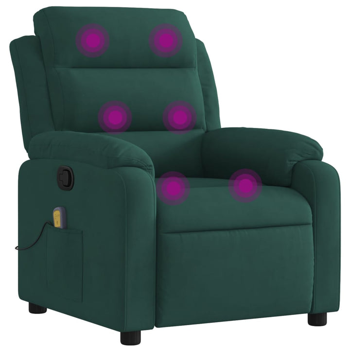 Massagefåtölj Sammet