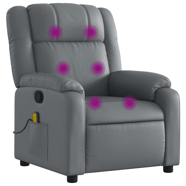 Massagefåtölj Konstläder