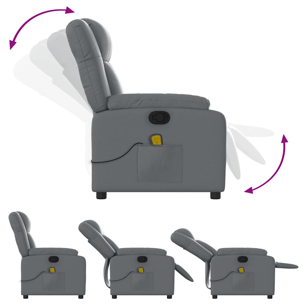 Massagefåtölj Konstläder