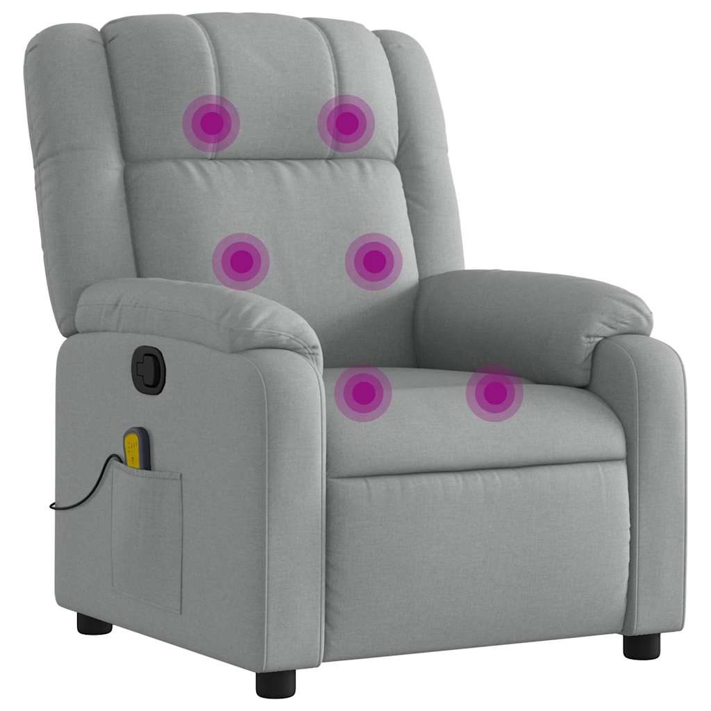 Massagefåtölj Tyg