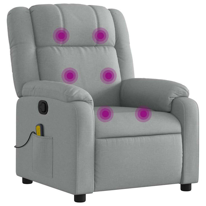 Massagefåtölj Tyg