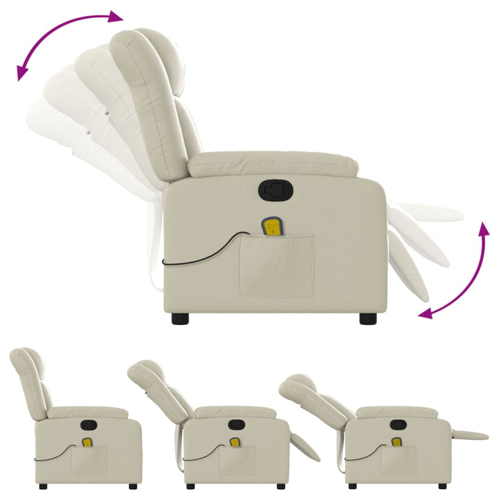 Massagefåtölj Färgad Konstläder