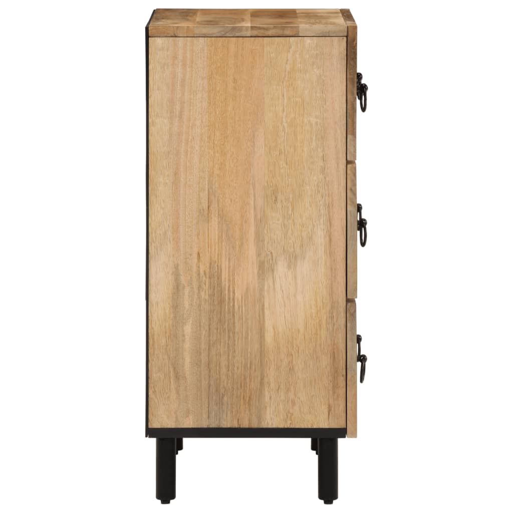 Sidoskåp 2 St 60X33X75 Cm Massivt Mangoträ