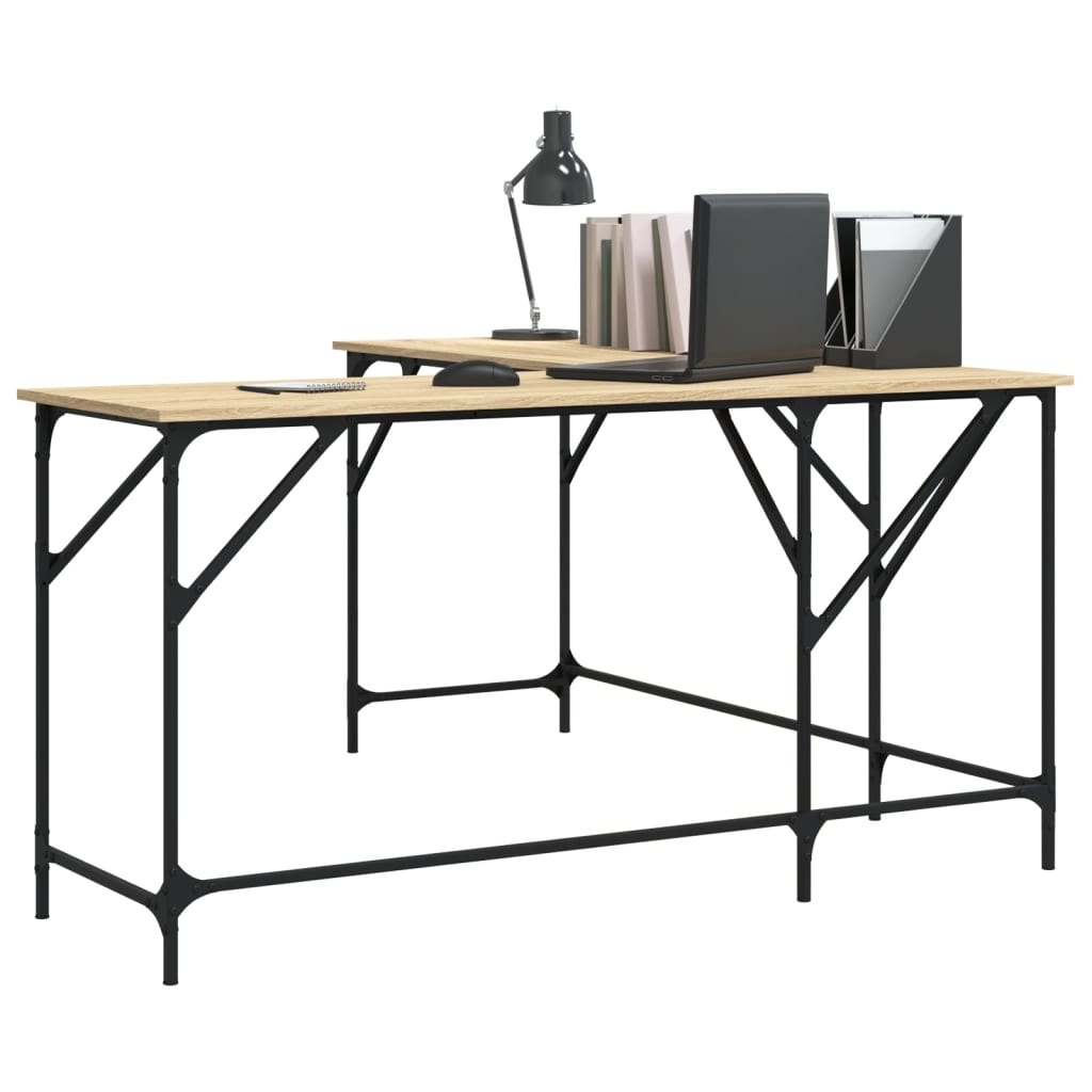 Skrivbord Sonoma-Ek 149X149X75 Cm Konstruerat Trä