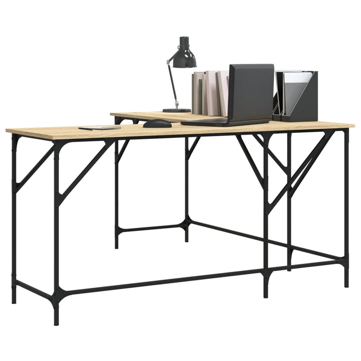 Skrivbord Sonoma-Ek 149X149X75 Cm Konstruerat Trä