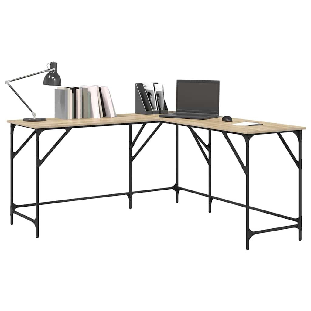 Skrivbord Sonoma-Ek 149X149X75 Cm Konstruerat Trä
