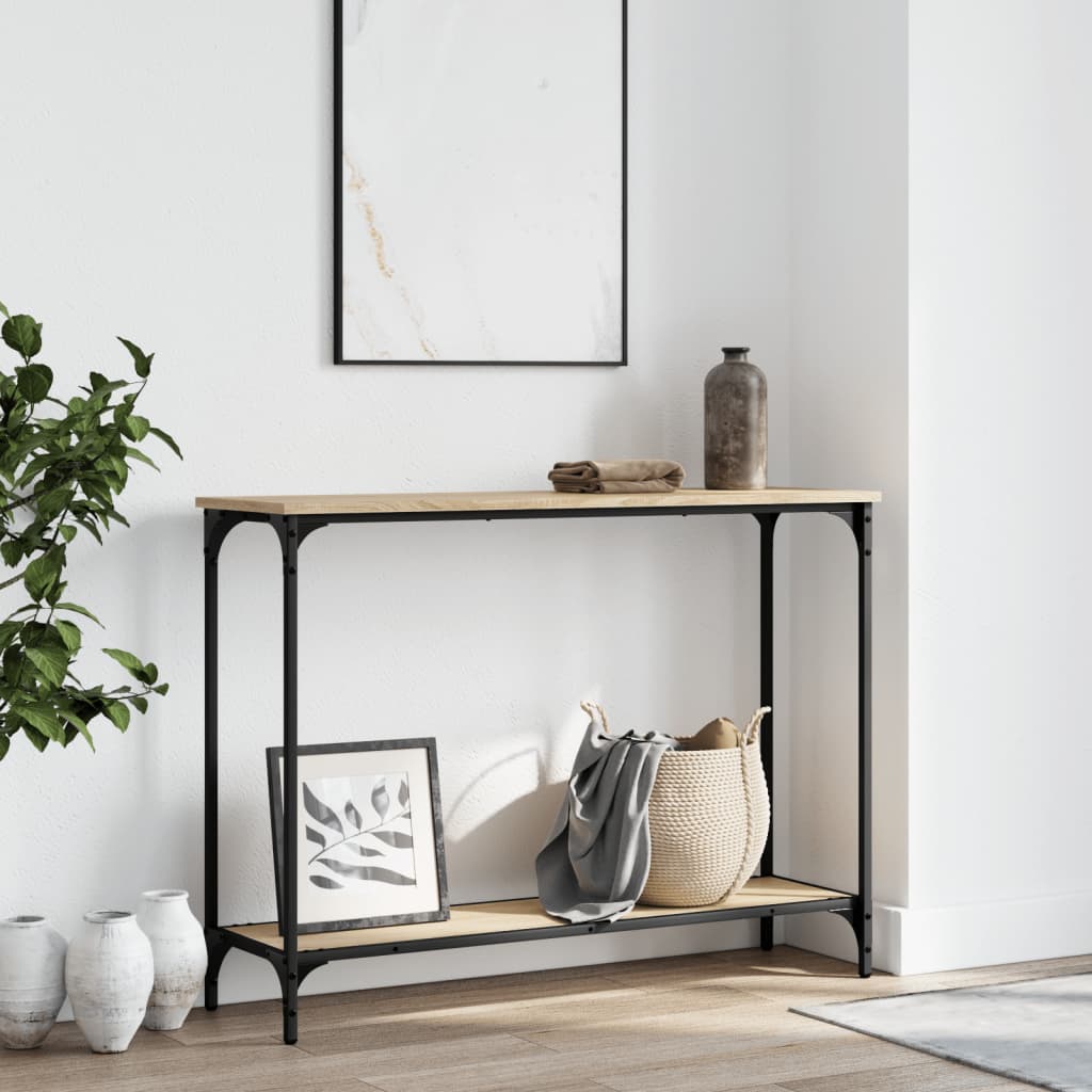Avlastningsbord Sonoma-Ek 101X30,5X75 Cm Konstruerat Trä