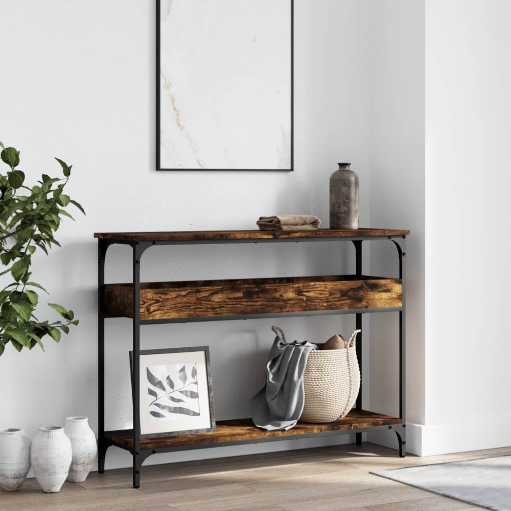Avlastningsbord Med Hylla 100X29X75 Cm