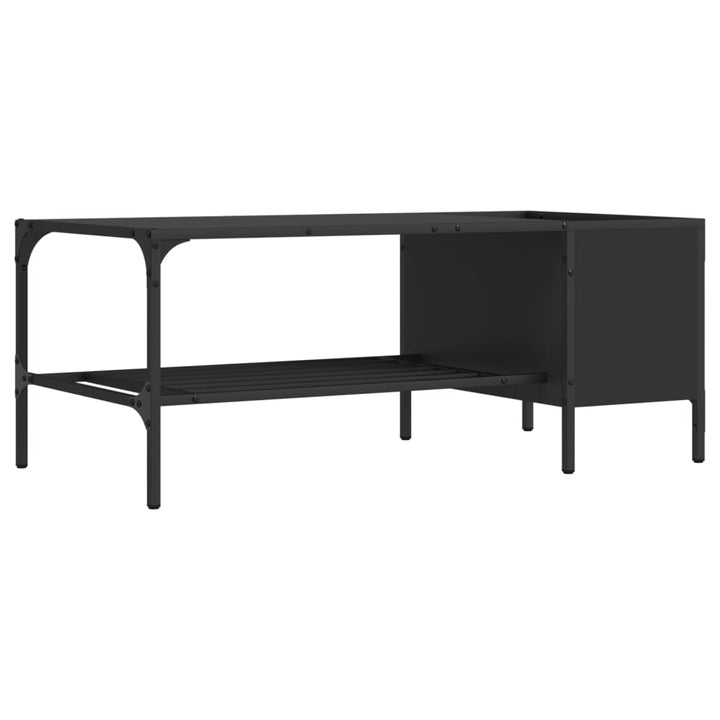 Soffbord Med Hylla 100X51X40 Cm Konstruerat Trä