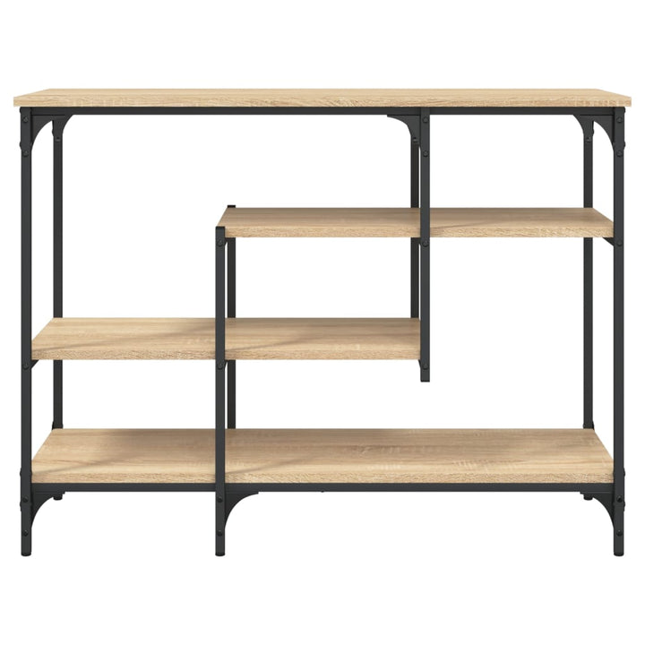 Konsolbord Med Hyllor Sonoma-Ek 100X35X75 Cm