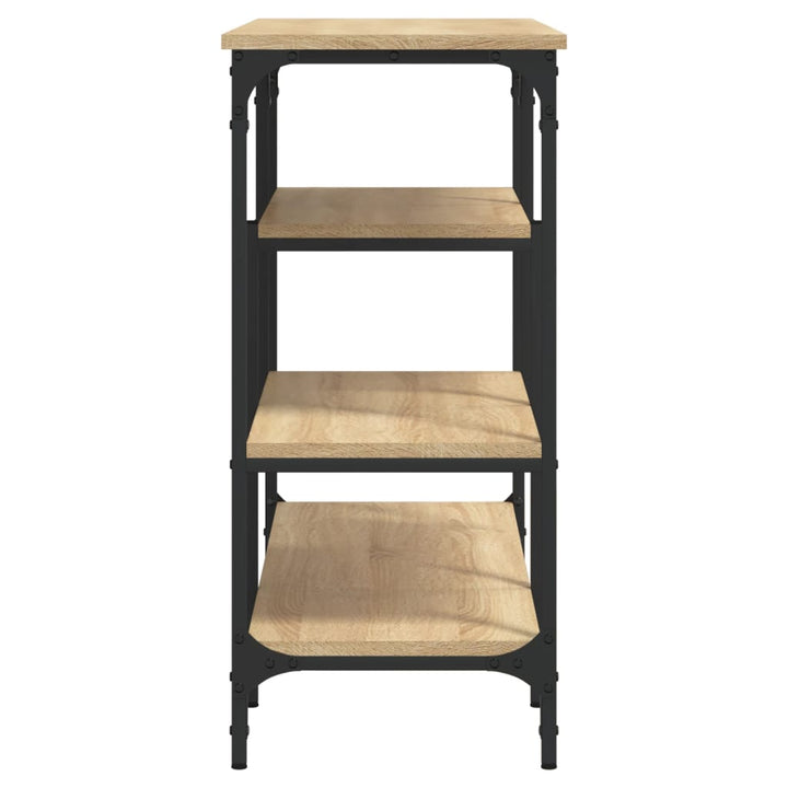 Konsolbord Med Hyllor Sonoma-Ek 100X35X75 Cm
