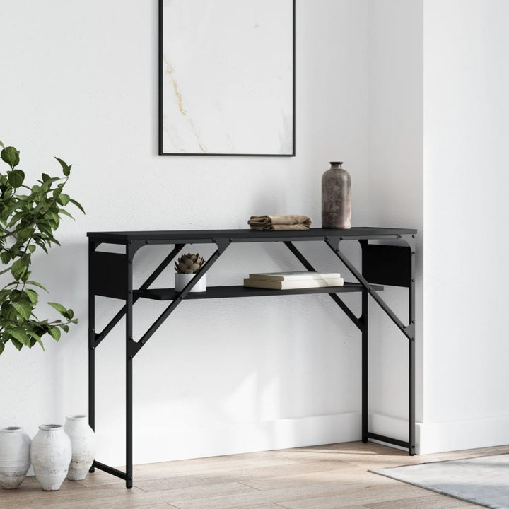Avlastningsbord Med Hylla 75X30X75Cm Konstruerat Trä