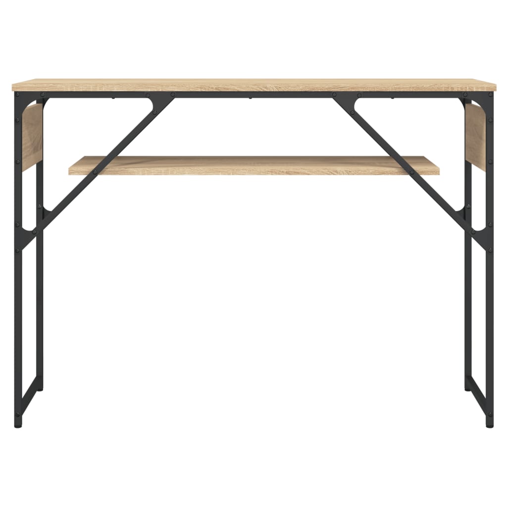 Avlastningsbord Med Hylla Sonoma-Ek 105X30X75Cm Konstruerat Trä