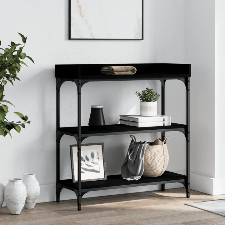 Konsolbord Med Hyllor Sonoma-Ek 100X30X80 Cm