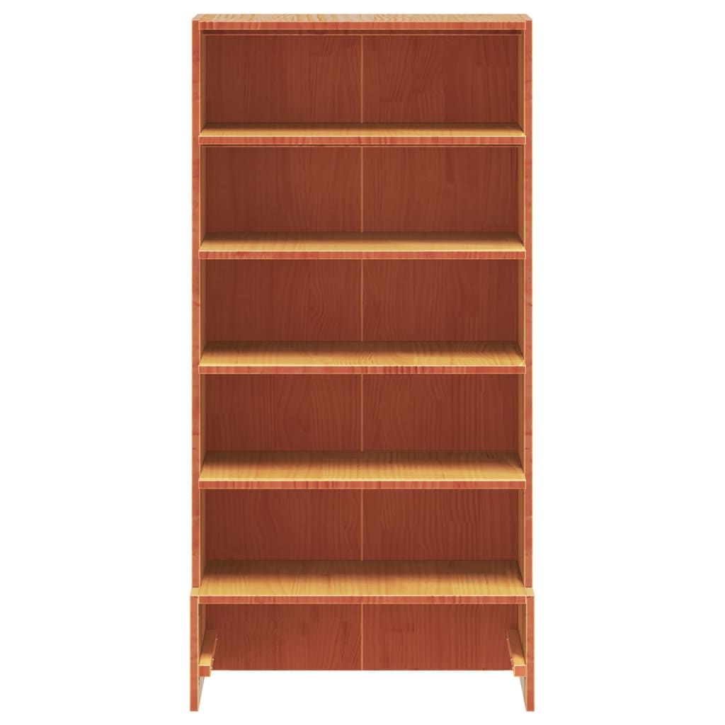Skohylla Vaxad 52X30X104 Cm Massiv Furu