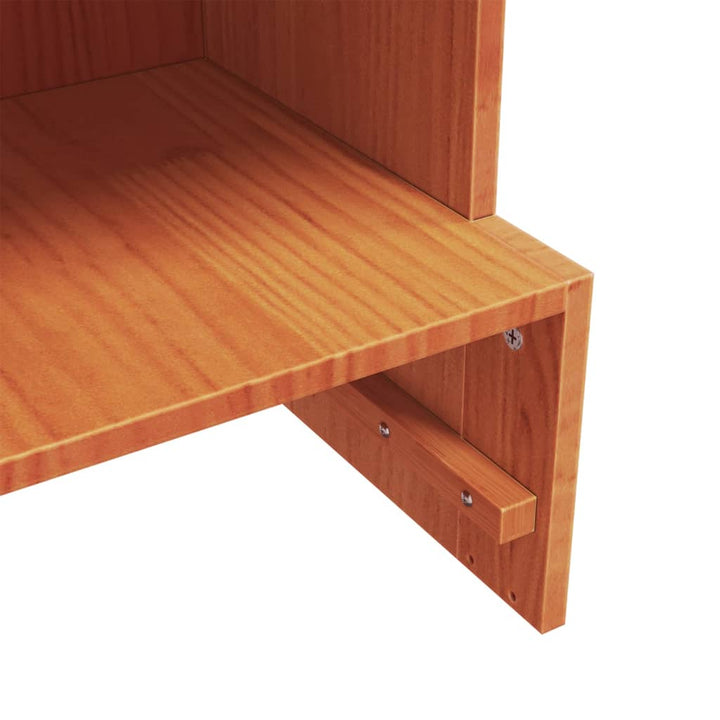 Skohylla Vaxad 52X30X104 Cm Massiv Furu
