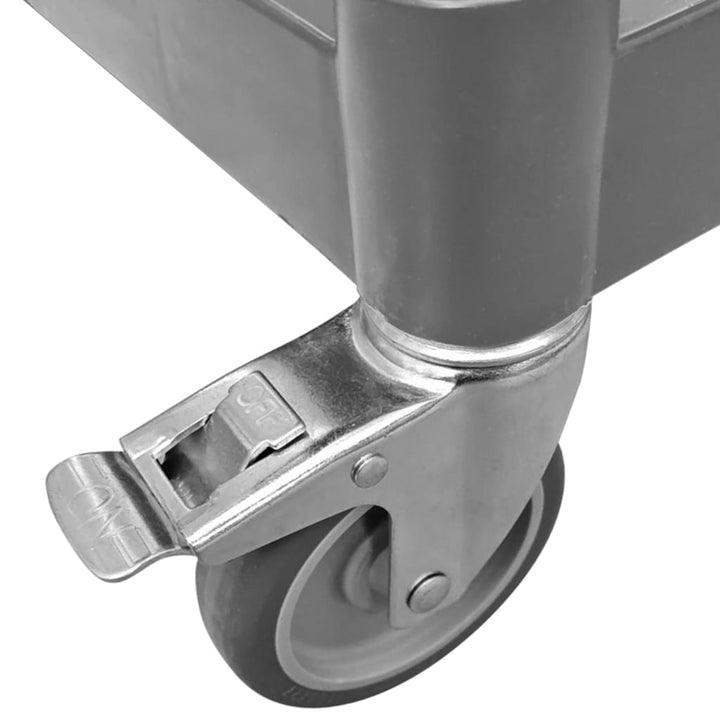 Rullvagn 3 Våningar Aluminium