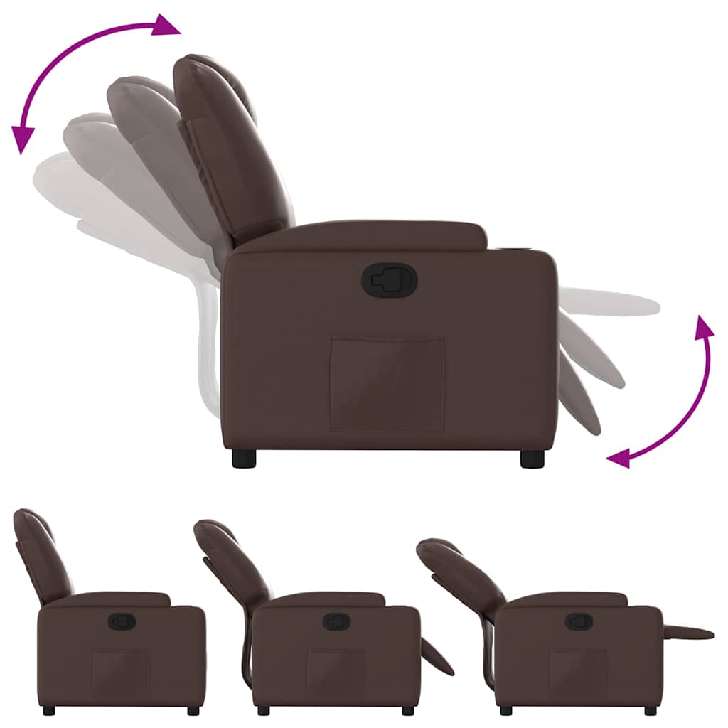 Reclinerfåtölj Konstläder