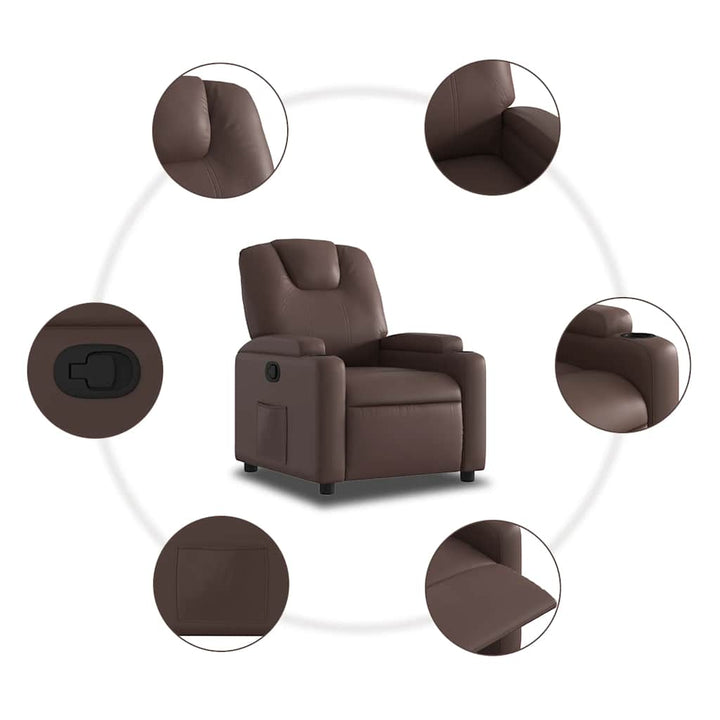 Reclinerfåtölj Konstläder