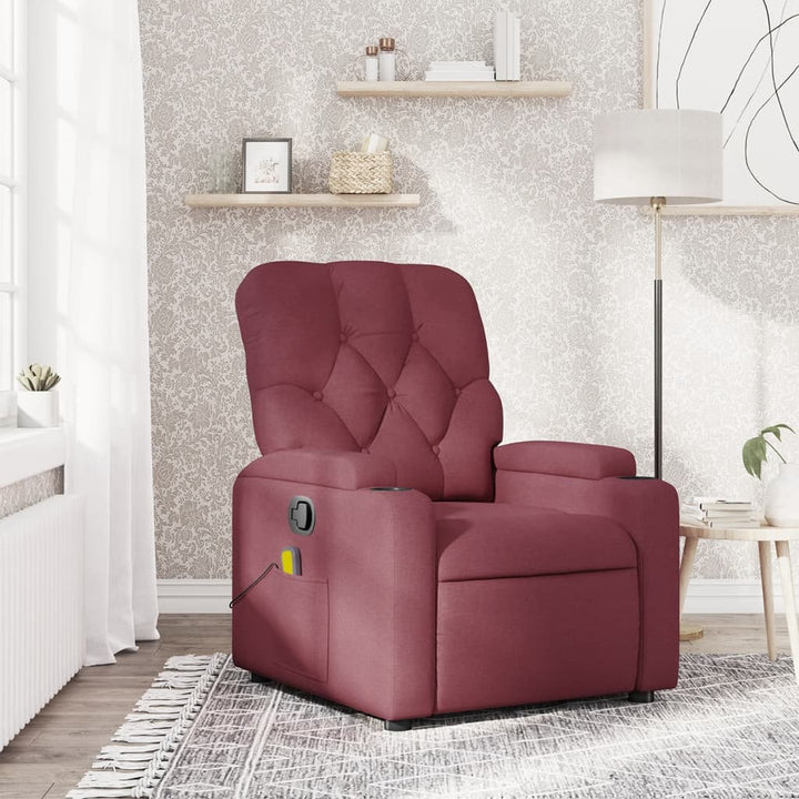 Massagefåtölj Tyg