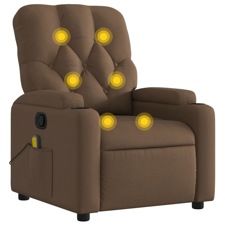 Massagefåtölj Tyg